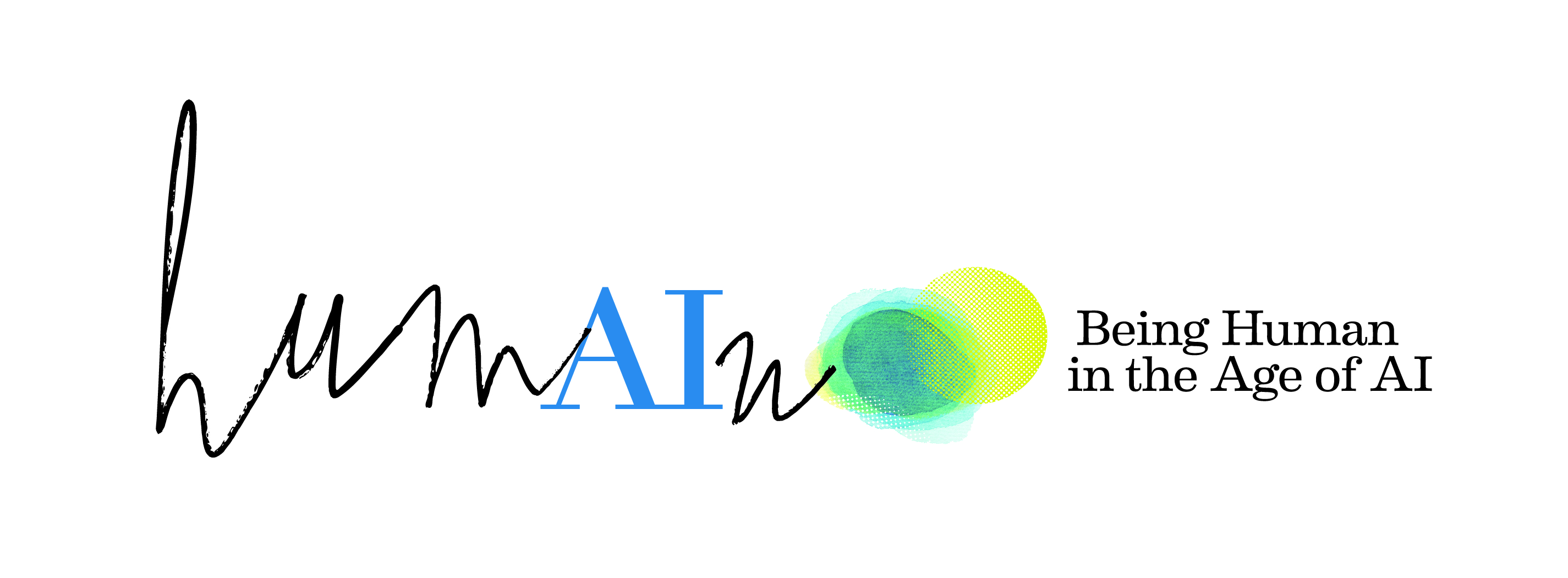 graphic for HumAIn Initiative of the Kaplan Humanities Institute